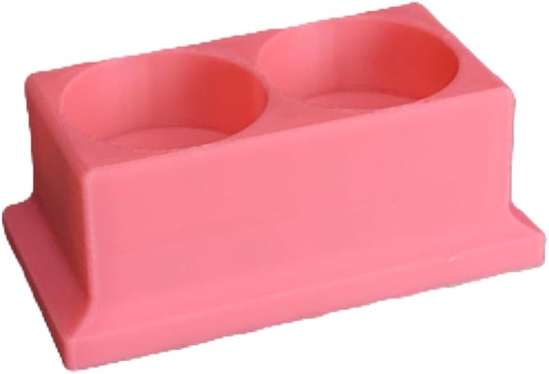 Znet3D Eye Drop Bottle Organizer, 2-Slot Stand (Pink) - Image 3